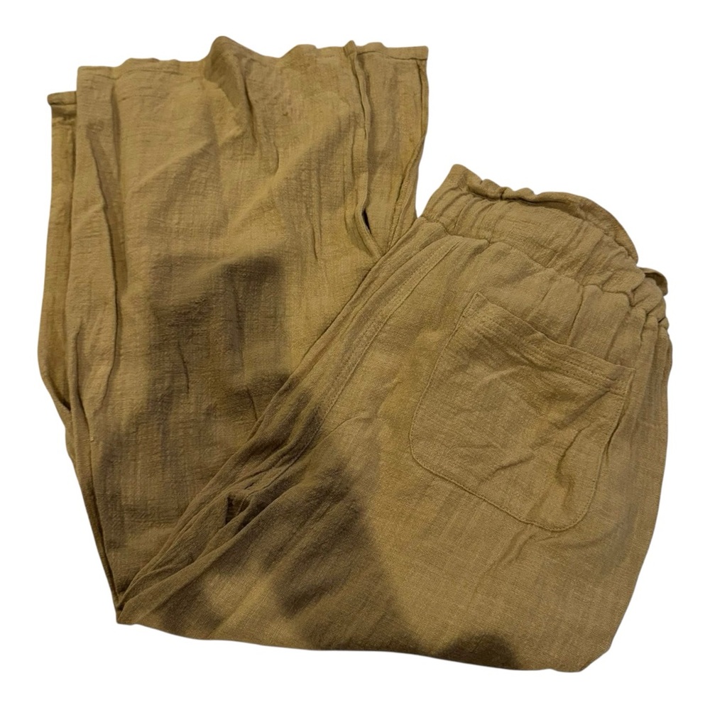 Women's Tan Wide Leg Pants